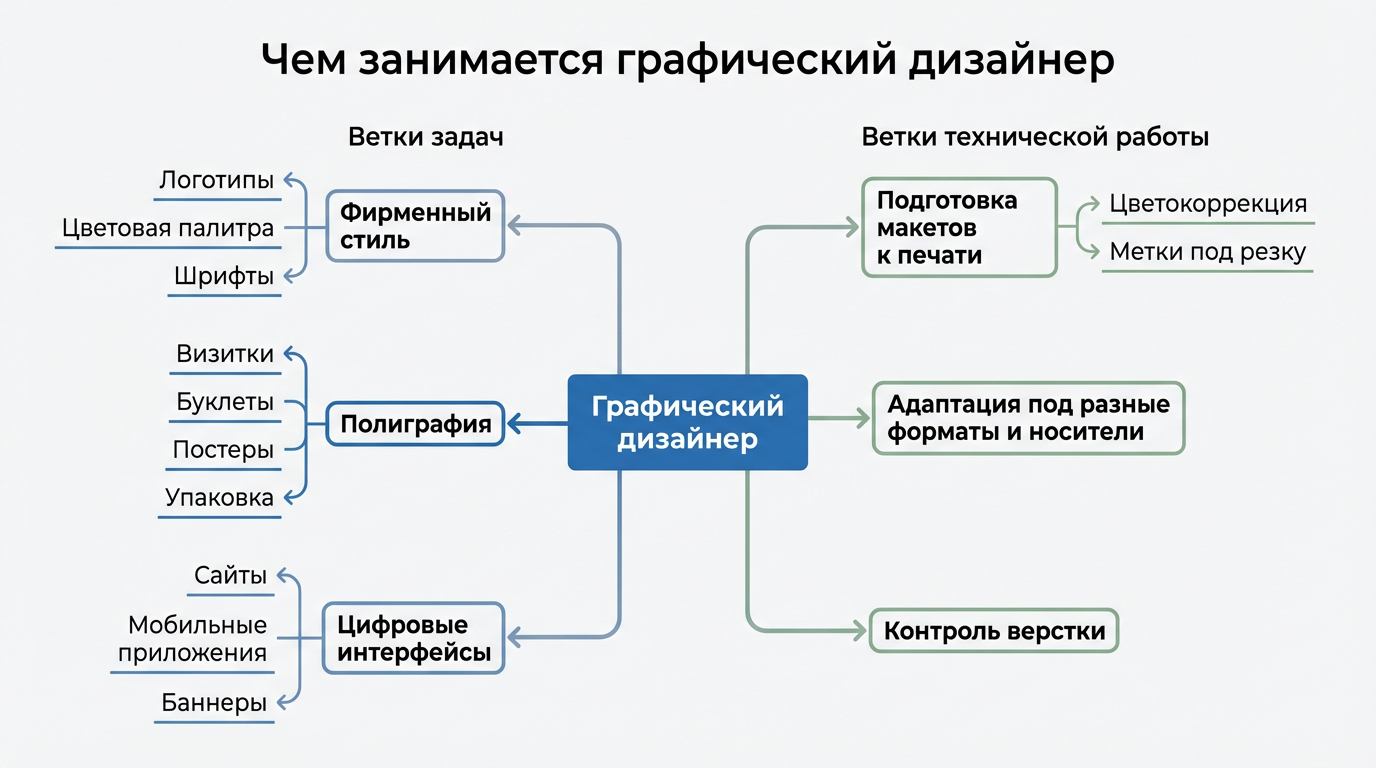 Чем занимается графический дизайнер