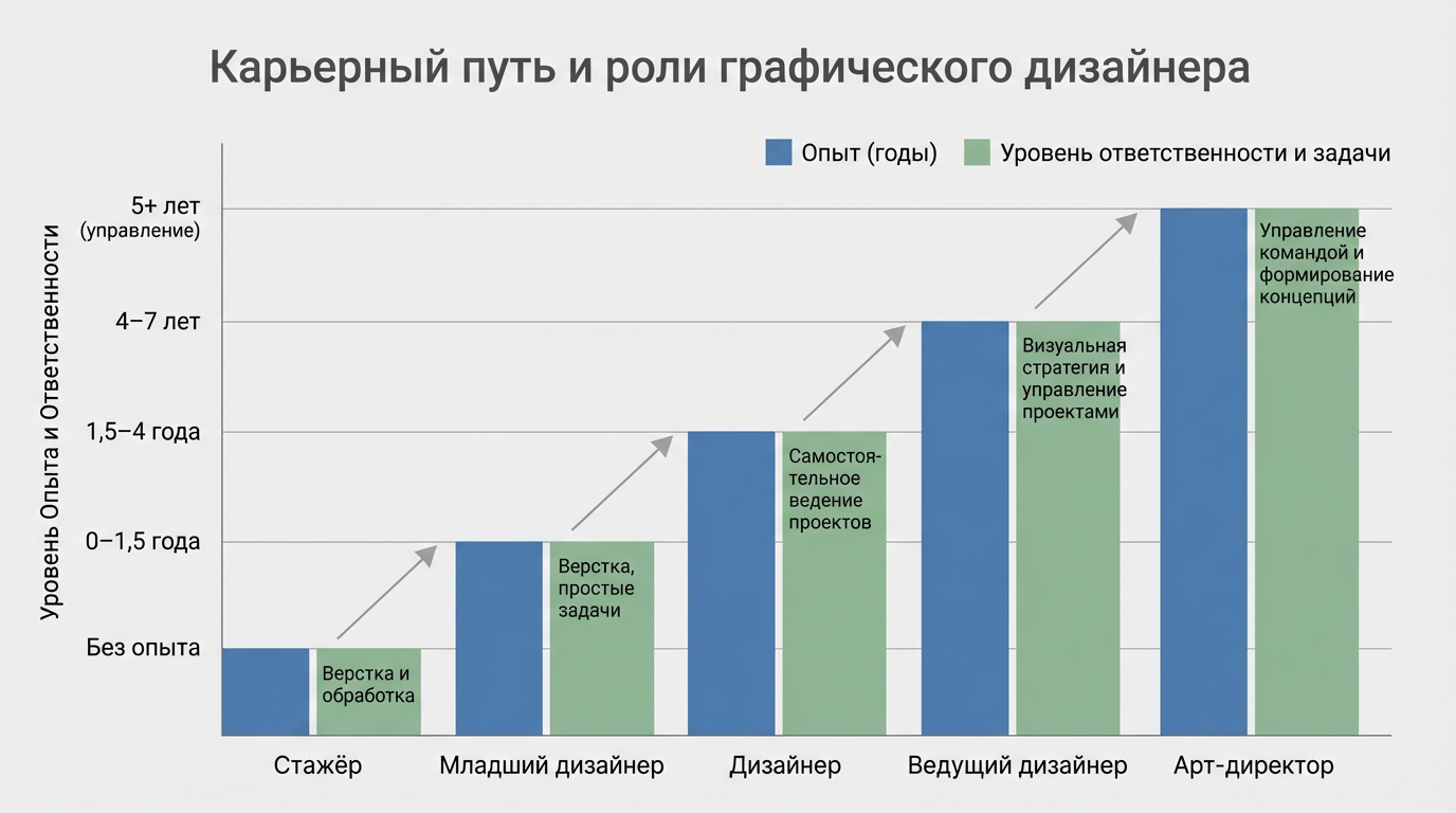 Карьерные пути и роли графического дизайнера